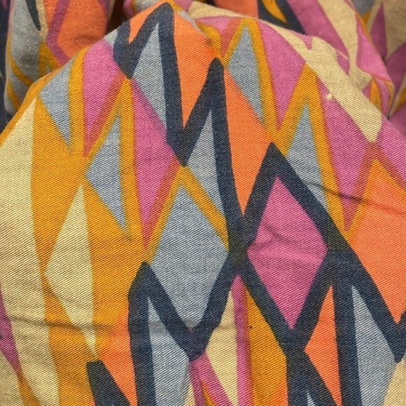 Vintage 90’s Button Down Shirt Aztec Print - Picture 8 of 13